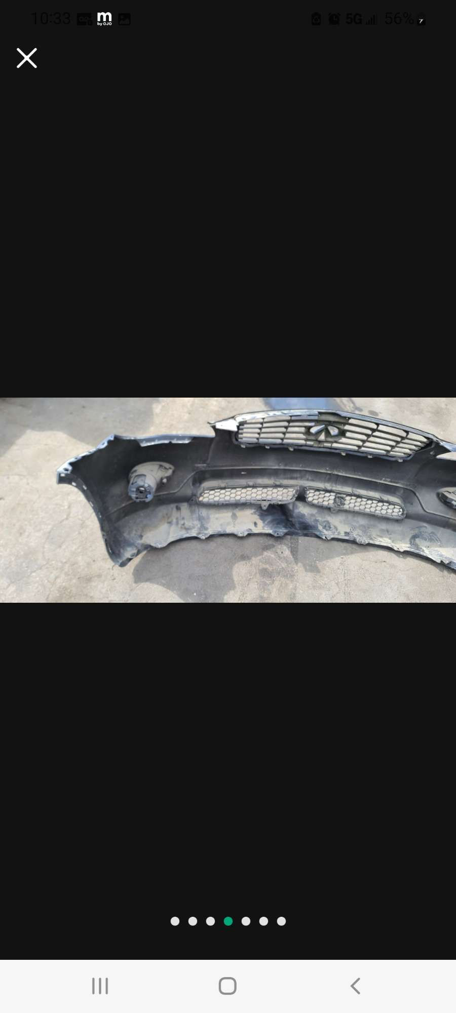 Thumbnail: 09.10.14 Infinity EX35 front bumper assbly 
