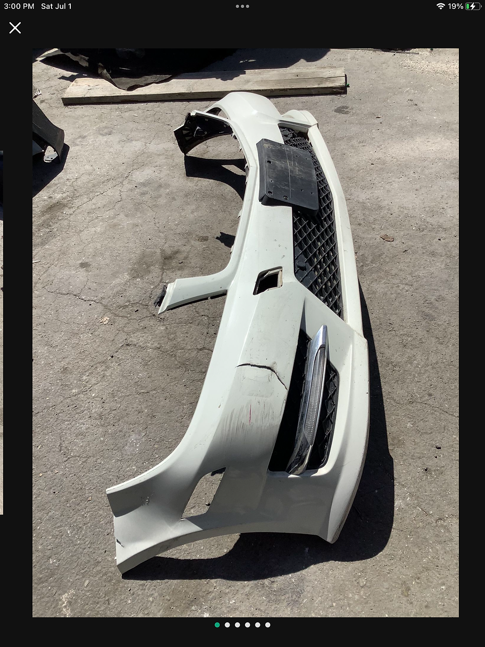 Thumbnail: 2012-2014 Mercedes Benz C Class Front Bumper OEM 