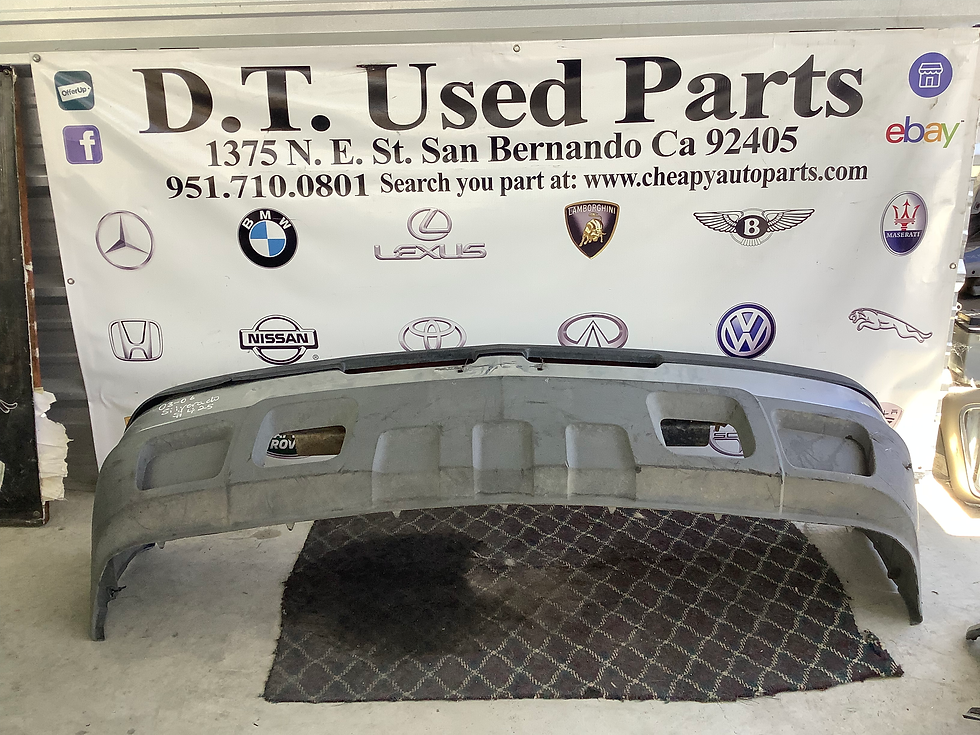 Thumbnail: 2003-2006 Chevy Silverado Front Bumper OEM 