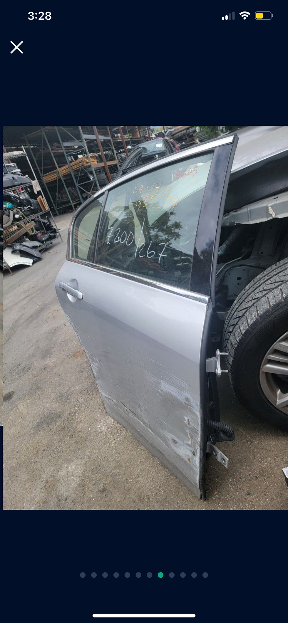 Thumbnail: 2007-2014 Infiniti G37 G25 Right Door Left Side
