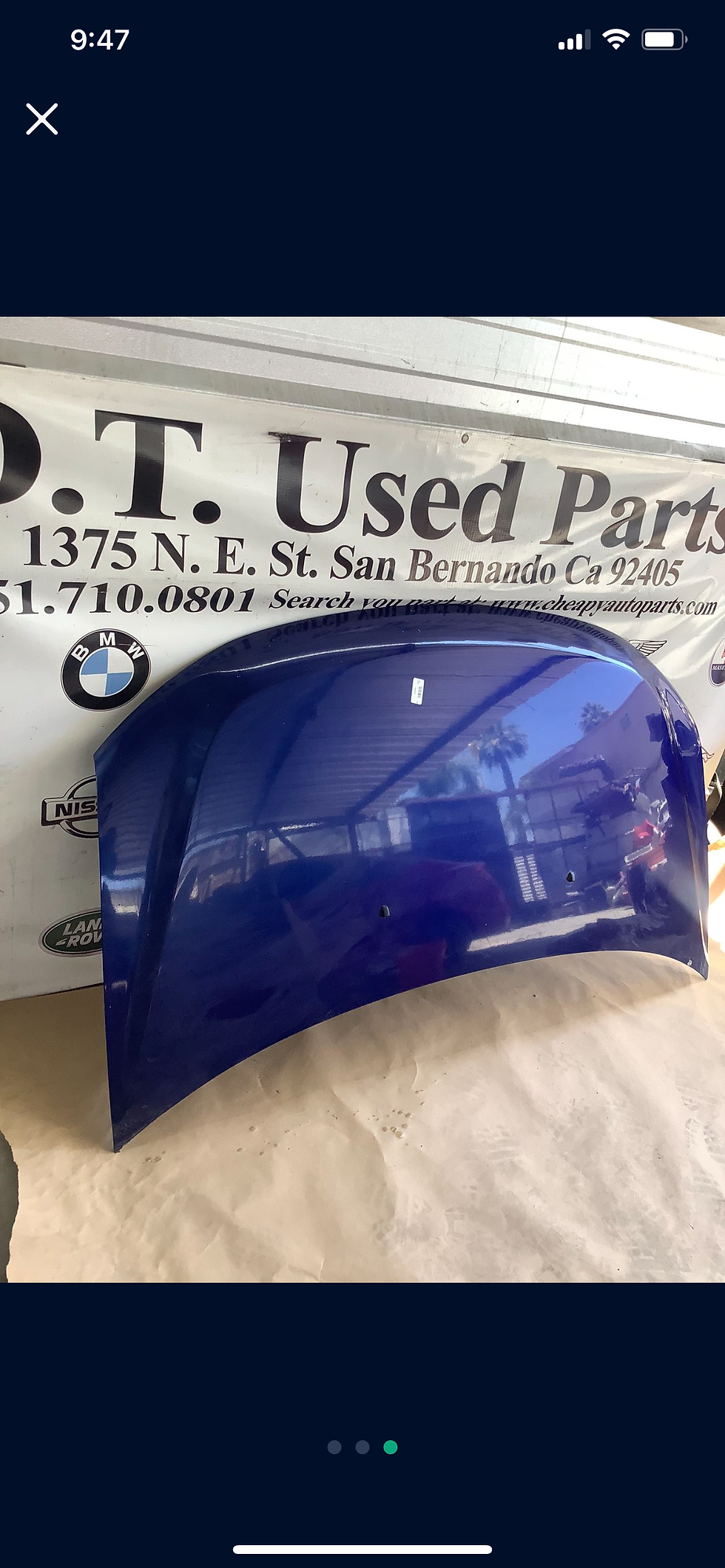 Thumbnail: 2011-2014 Ford Edge Hood OEM 