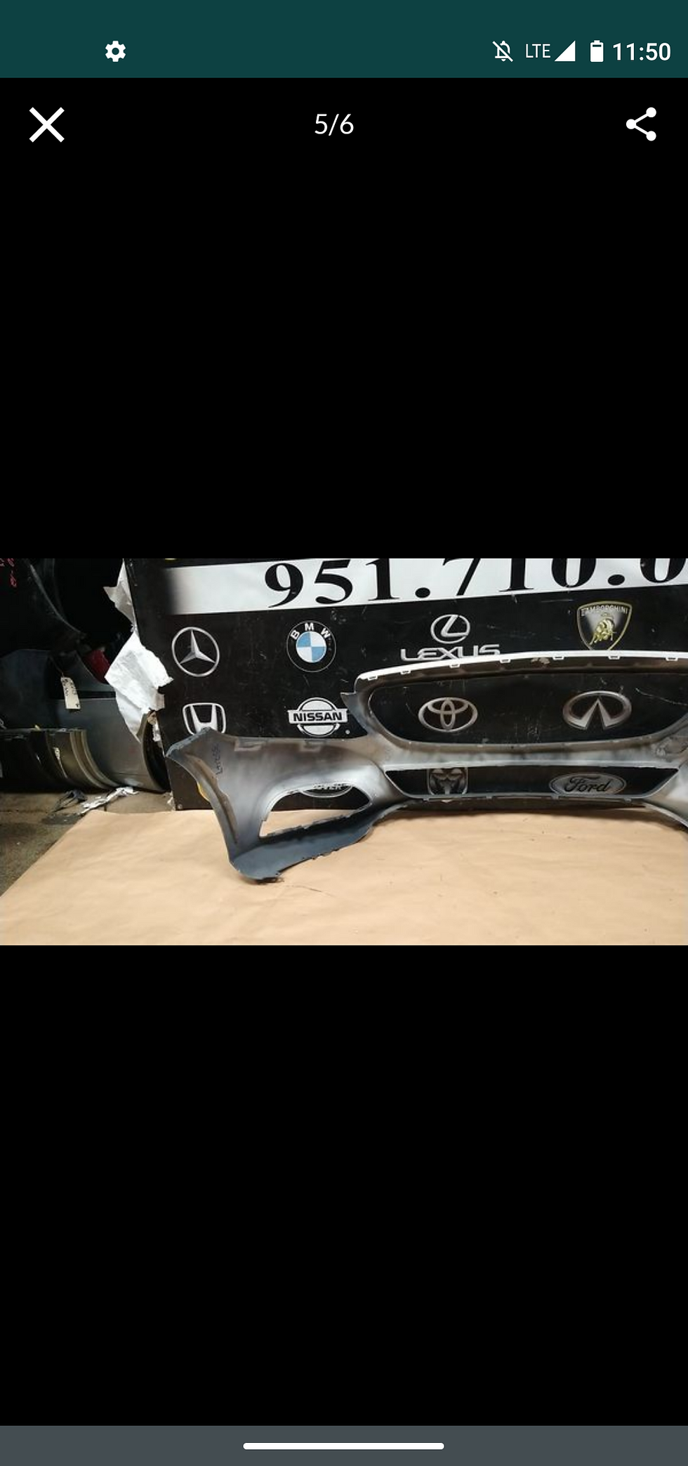 Miniatura: 15.16 Mercedes Benz C300 Front Bumper