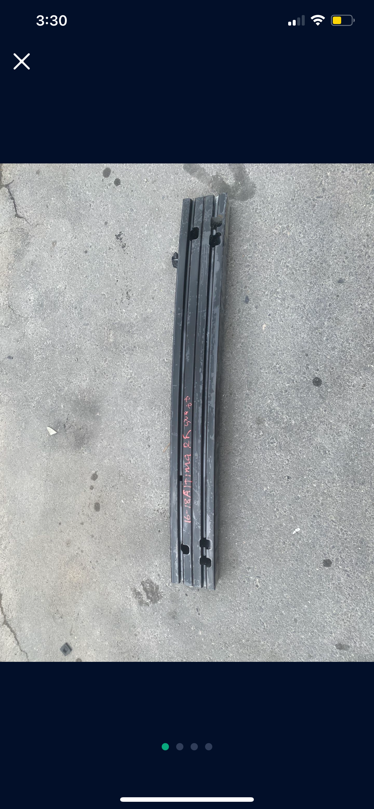 2016-2018 Nissan Altima Rear Reinforcement 