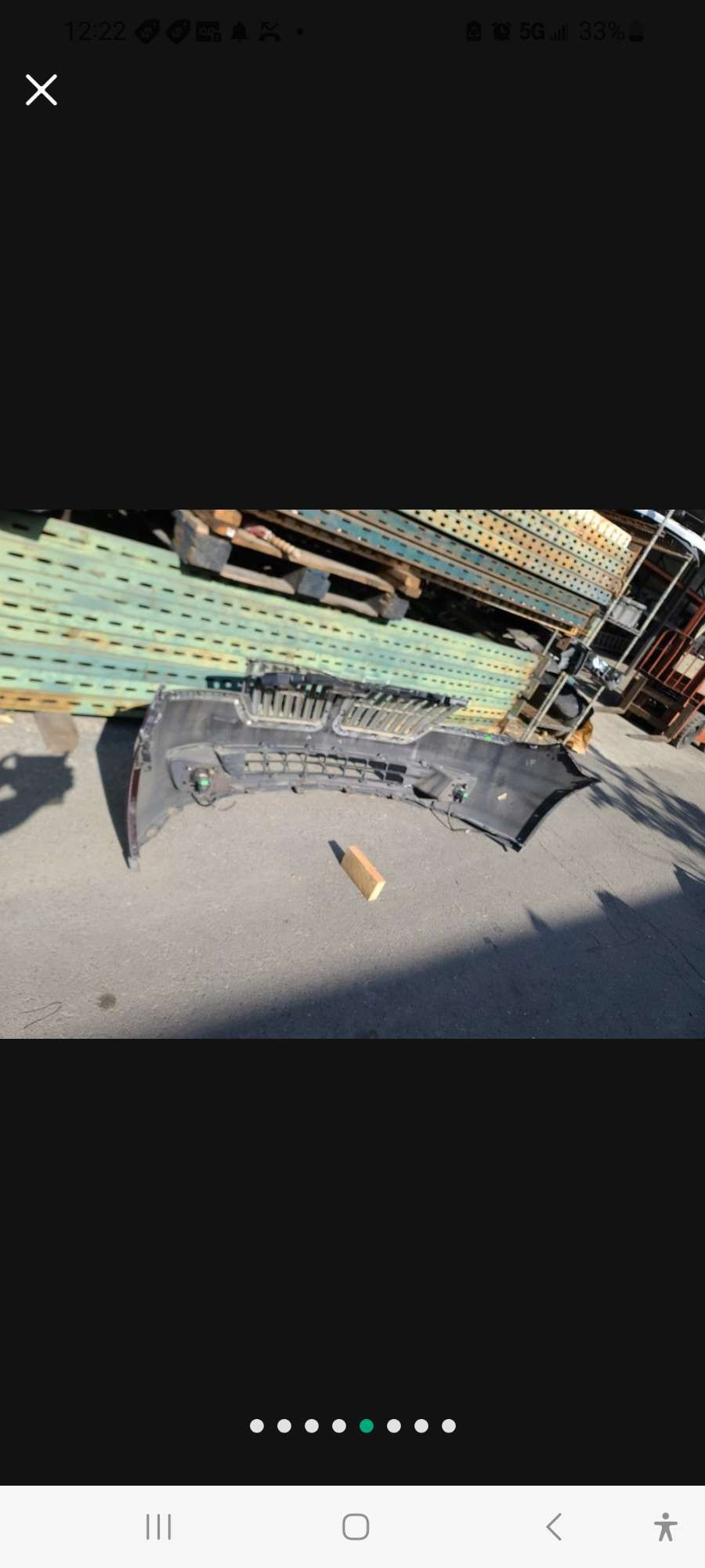 Thumbnail: 10/12 Lincoln MKZ front bumper assembly $750