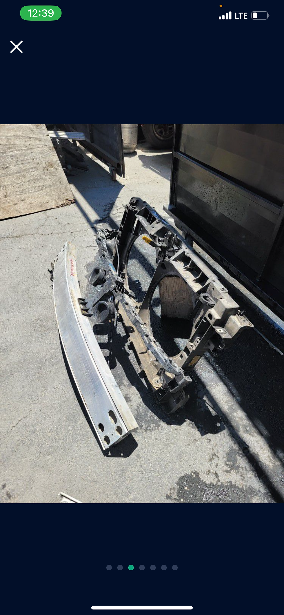 Thumbnail: 2016-2019 Nissan Altima Core Support Reinforcement Bar 