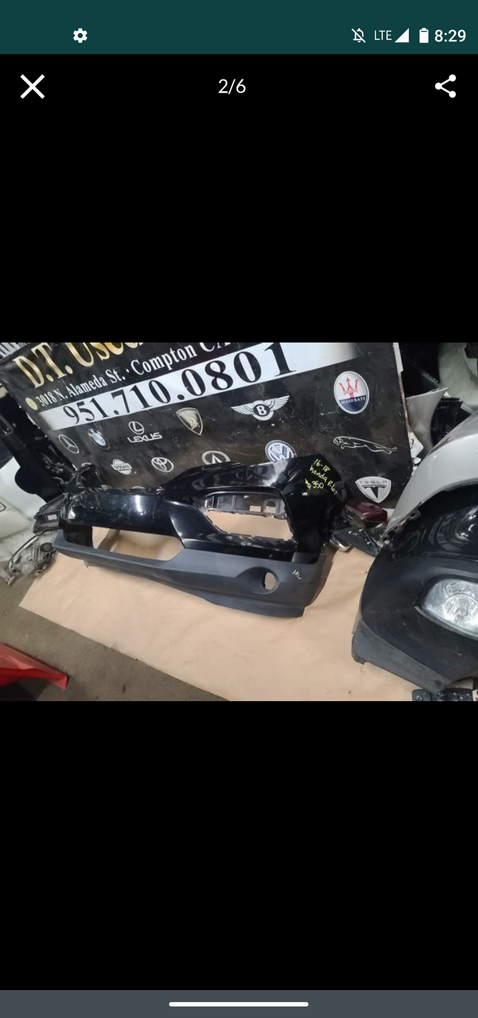 Thumbnail: 16.17.18 Honda Pilot Front Bumper Cover OEM Used Conditions