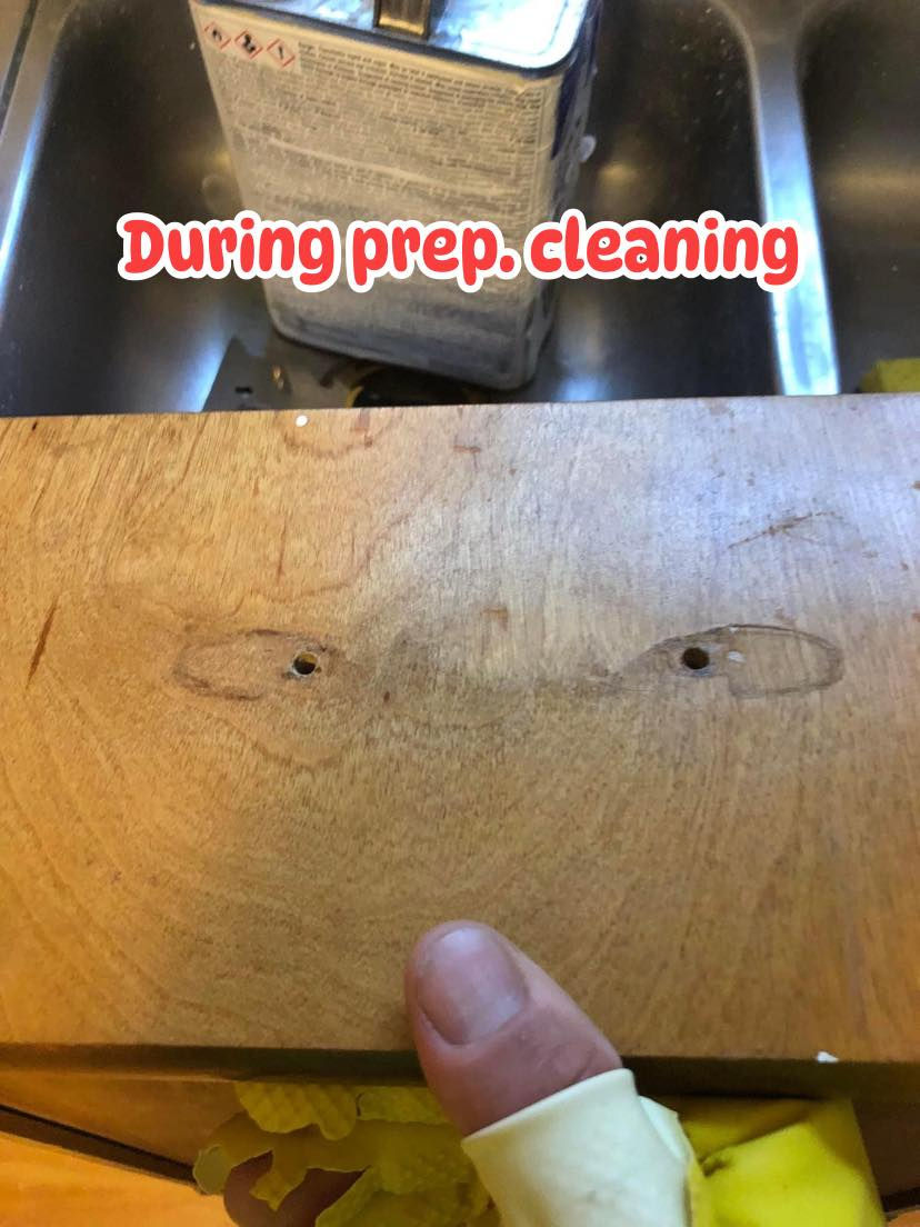 kitchen cabinet prep_