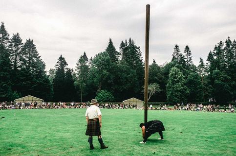The World Caber Tossing Championships - Sponsored by The George Hotel Inveraray for over a decade.