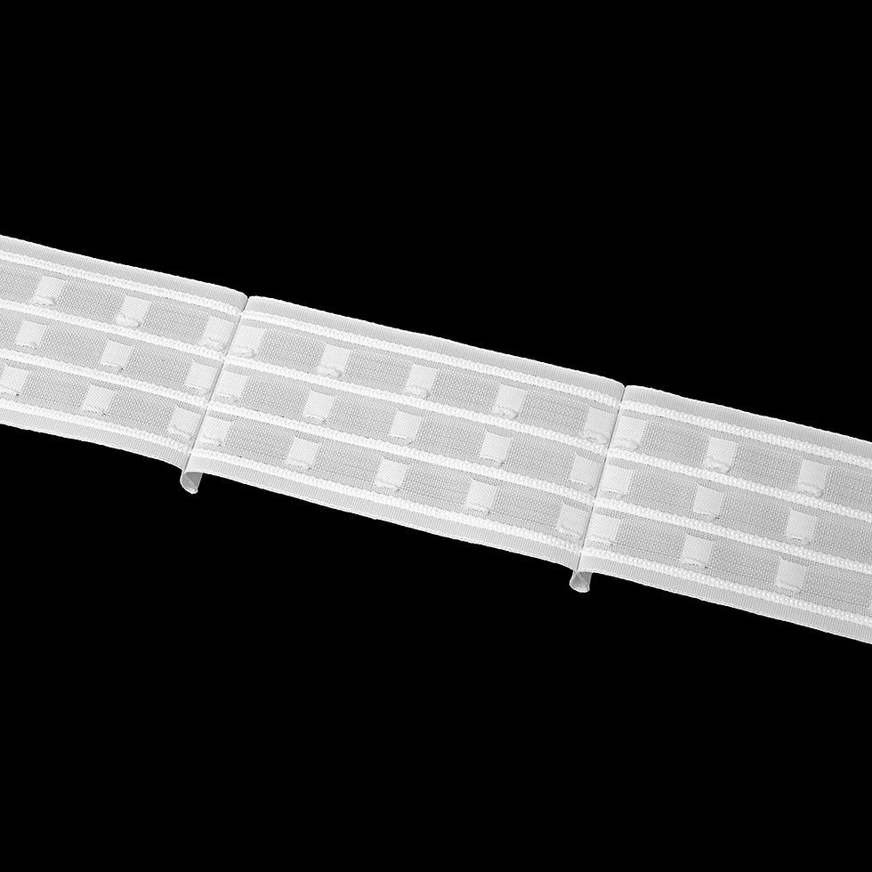 Thumbnail: 3960P Pencil Pleats Curtain Tapes / White