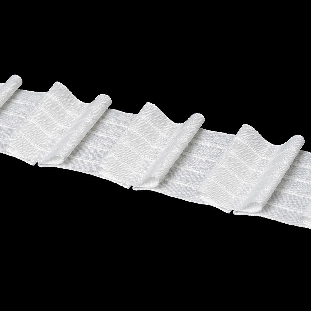 4393P Box Pleats/White