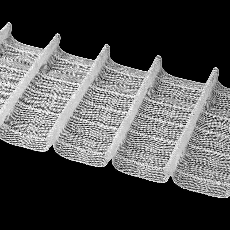 Thumbnail: 4457MP/Soft /Pencil Pleats/Multi Pocket/Transparent