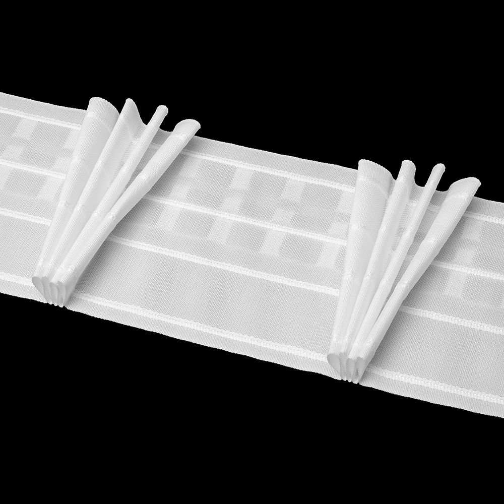 3954P Pinch Pleat /White