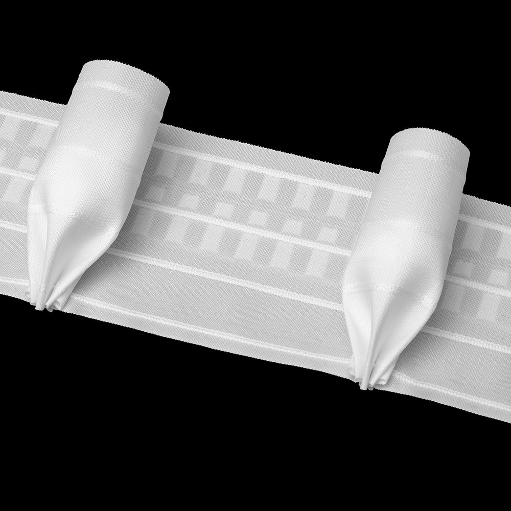 3965P Goblet Pleats Curtain Tapes /White