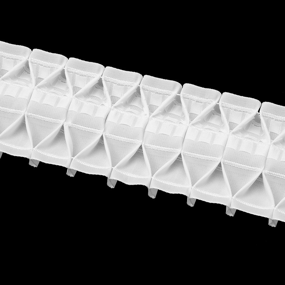 Thumbnail: 4442P Decorative Pleats /White
