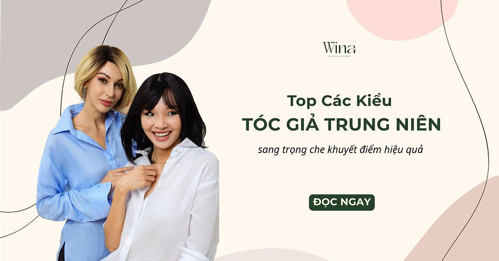 Top Các Kiểu Tóc Giả Trung Niên Sang Trọng, Che Hói Bạc Hiệu Quả