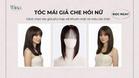 Cách Chọn Tóc Mái Giả Che Hói Nữ Phù Hợp Với Dáng Mặt Và Màu Tóc Thật