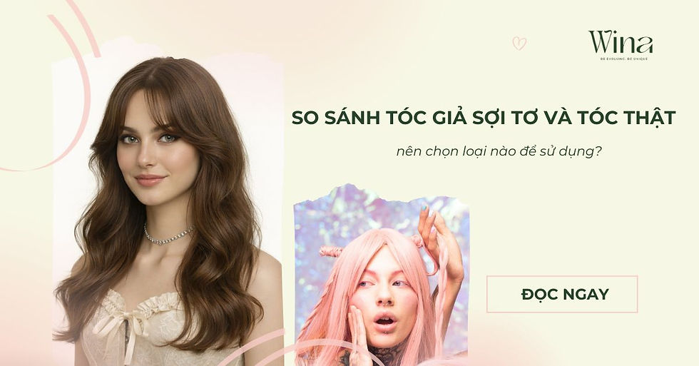 So Sánh Tóc Giả Sợi Tơ Và Tóc Thật: Nên Đầu Tư Loại Nào?