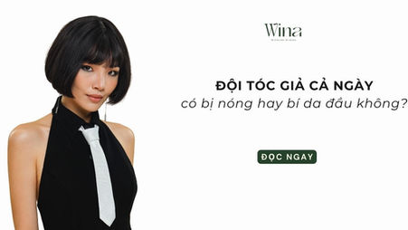 Đội Tóc Giả Cả Ngày Có Bị Nóng Hay Bí Da Đầu Không?