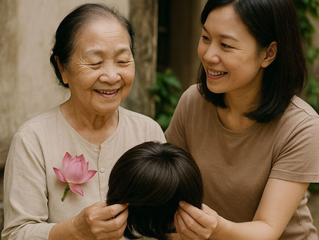 Tóc Giả Nữ Trung Niên: Món Quà Vu Lan Ý Nghĩa Tặng Mẹ