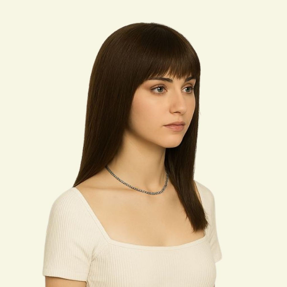 Hình thu nhỏ: tóc giả che hói nữ