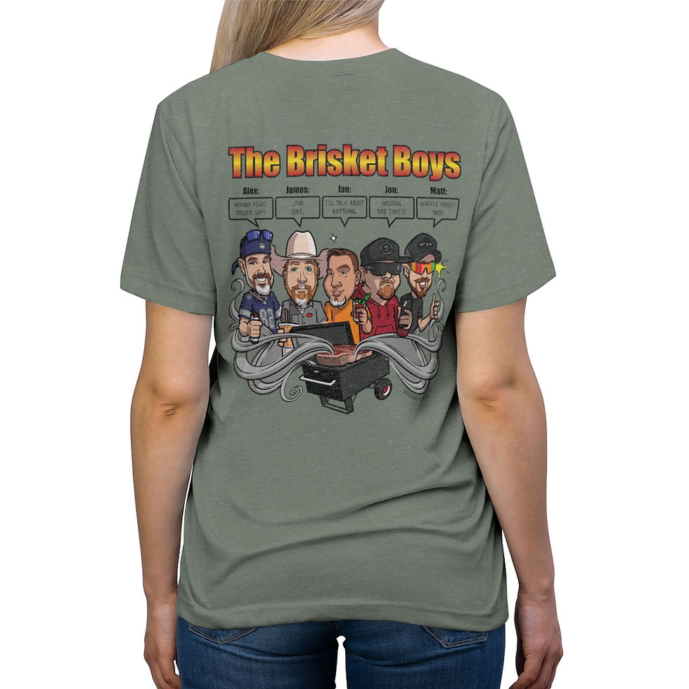 Thumbnail: The Brisket Boys Unisex Triblend Tee