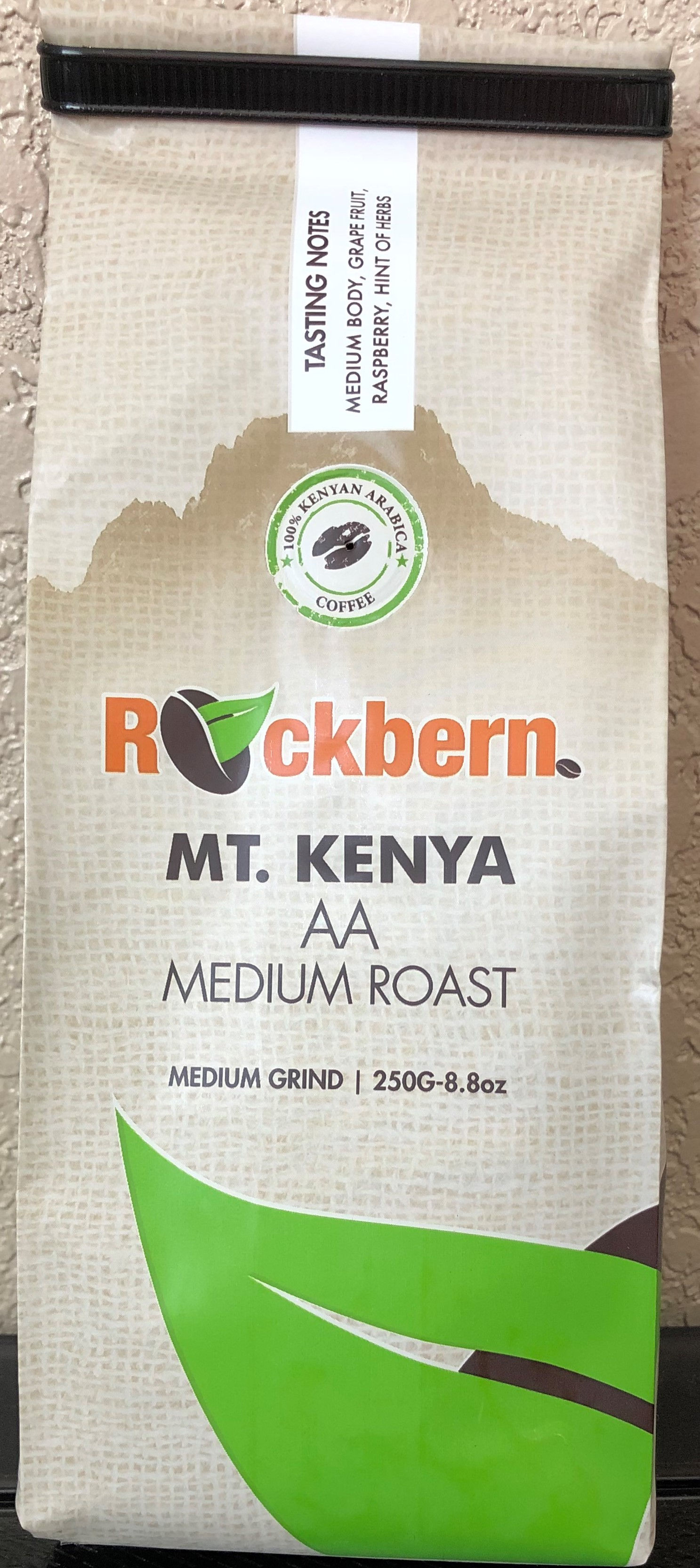 Rockbern Gourmet Kenyan AA Medium Roast Coffee - Medium Grind
