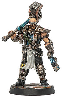 Igo Ugo Gamer, Necromunda, Underhive,, Dramatise Personae, Hired Gun. Bounty Hunter, Orlock Road Boss, Slate Merdena, House Orlock, House of Iron, Games Workshop, Forge World, Warhammer, Citadel, Miniature, Painted, Miniature Painter, Skirmish Game, Specialist Game, Tabletop Game, Wargame, Wargaming, Wargamer,, Painter, Tabletop Gamer, Citadel Paint, Resin