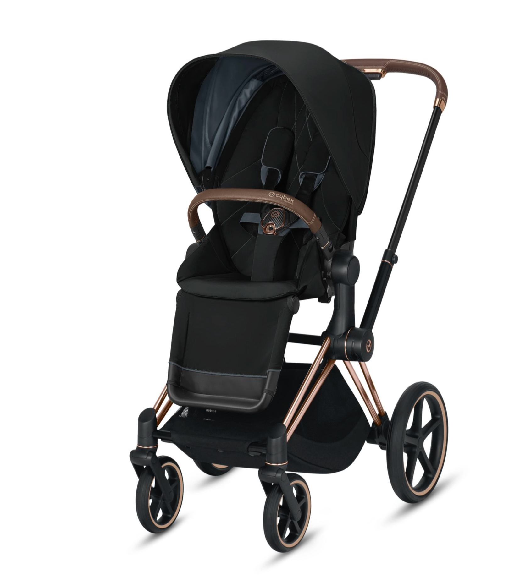 Cybex - Poussette PRIAM rose gold cuir 