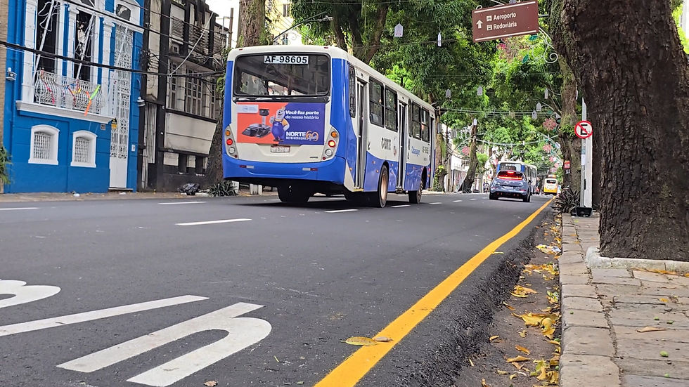 A avenida Nazaré, uma das principais vias do Círio, conta também com nova sinalização | Foto: Agência Belém.