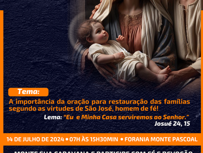 XI Congresso Diocesano do Terço dos Homens acontecerá em Guaratinga