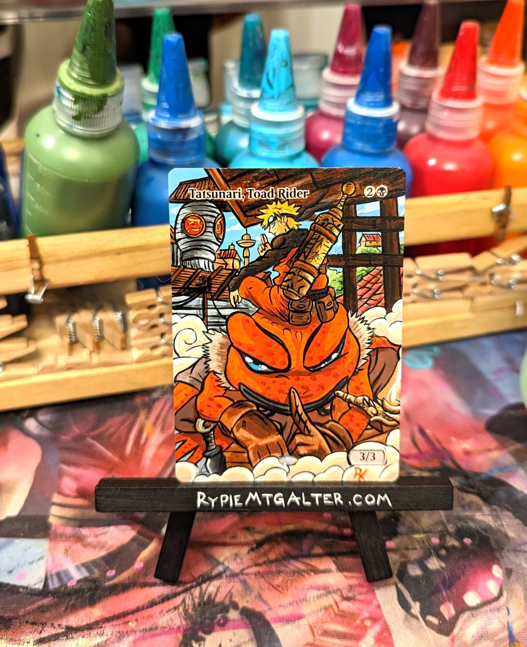Tatsunari Toad Rider - Naruto - MTG