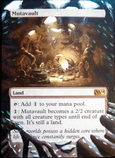 Thumbnail: Mutavault - Full Art / Altered. MTG