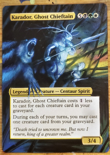 Karador, Ghost Chieftain - MTG / Full Art | Rypie MTG Alters
