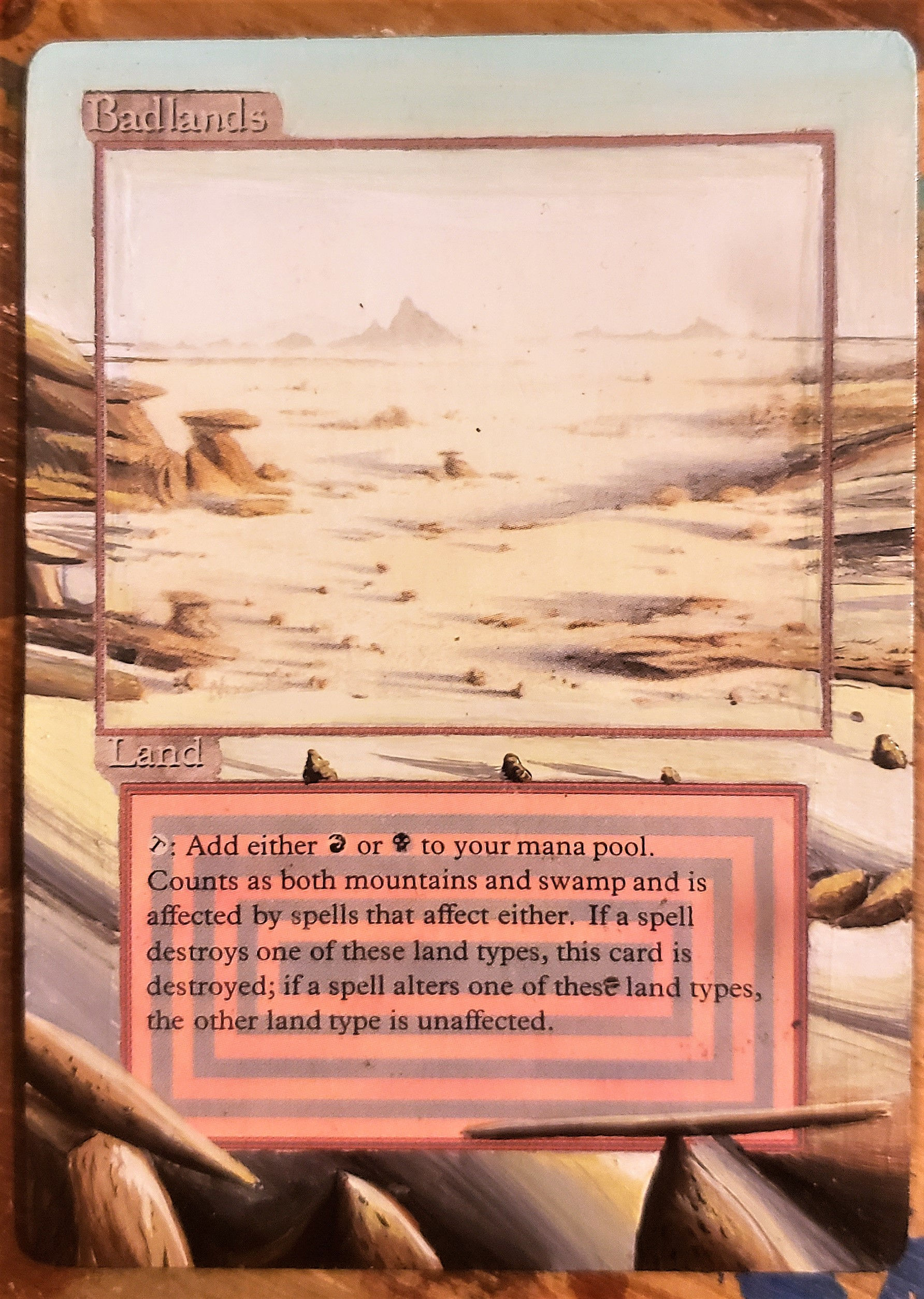 Badlands - Full Art / Extended Art - MTG, Magic the Gathering