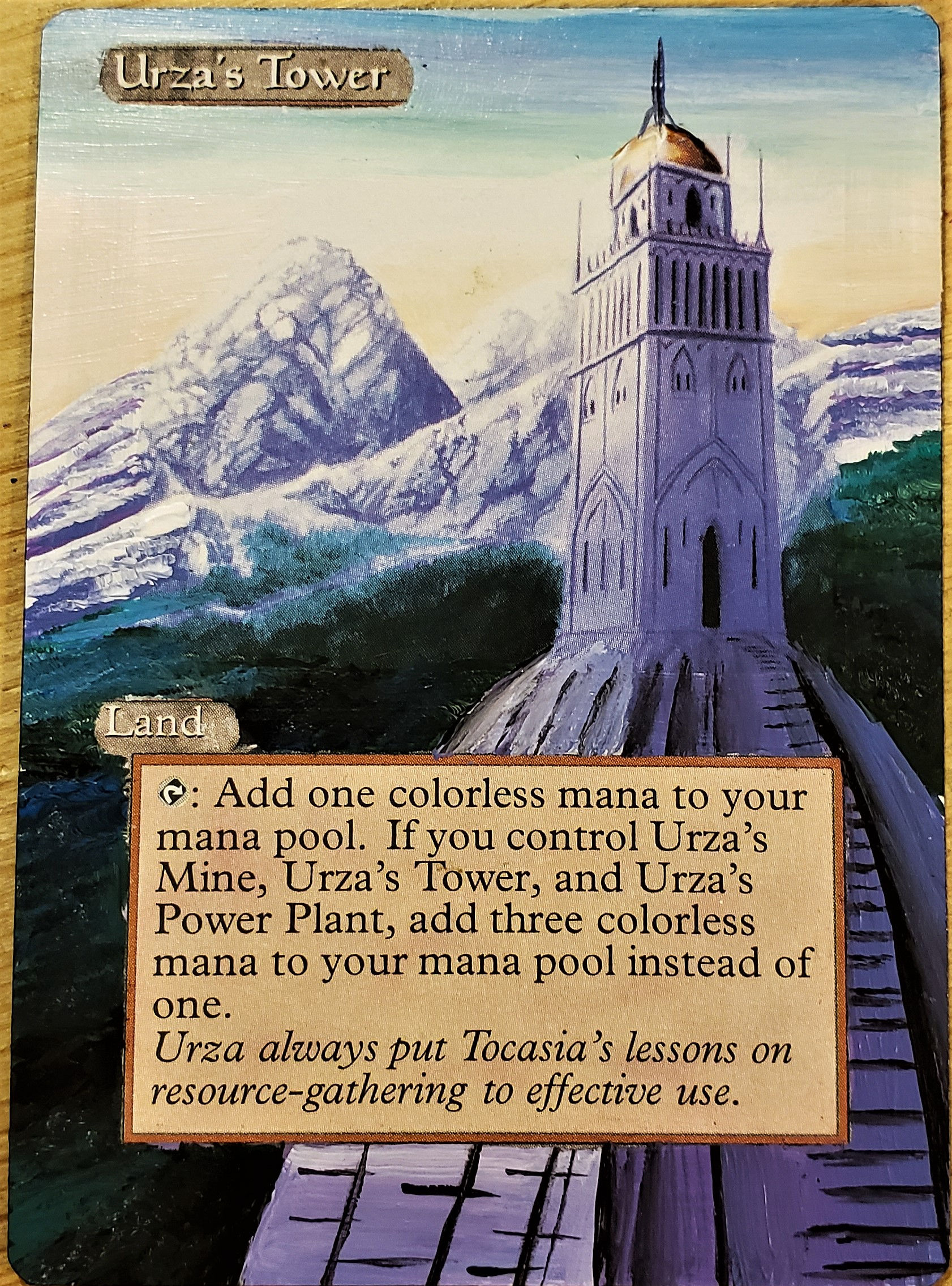 Urza's Tower - Full Art / Altered. M