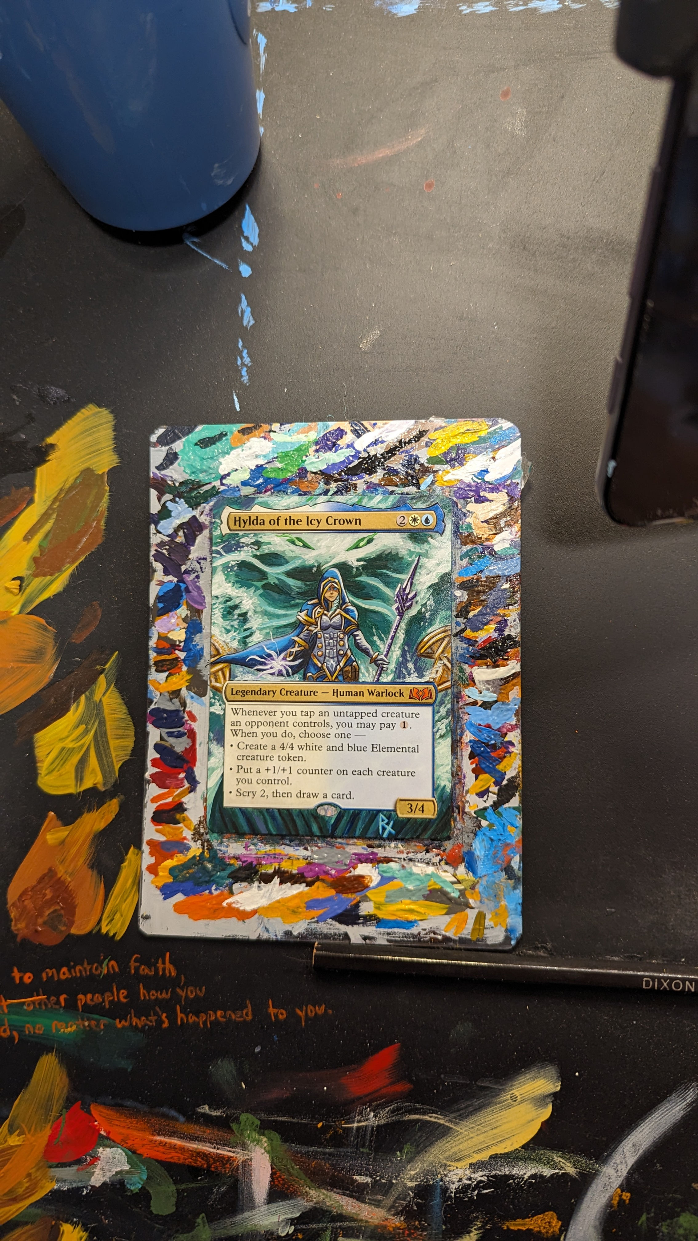 Hylda of the Icy Crown - MTG Altered / Full Art Commission