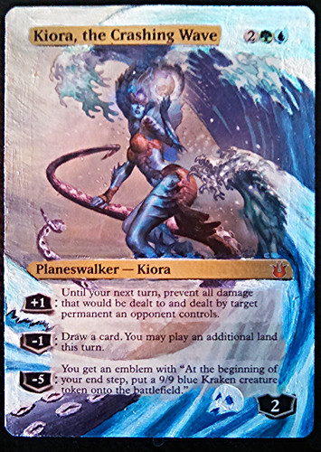 Kiora, the Crashing Wave - MTG / Full Art | Rypie MTG Alters