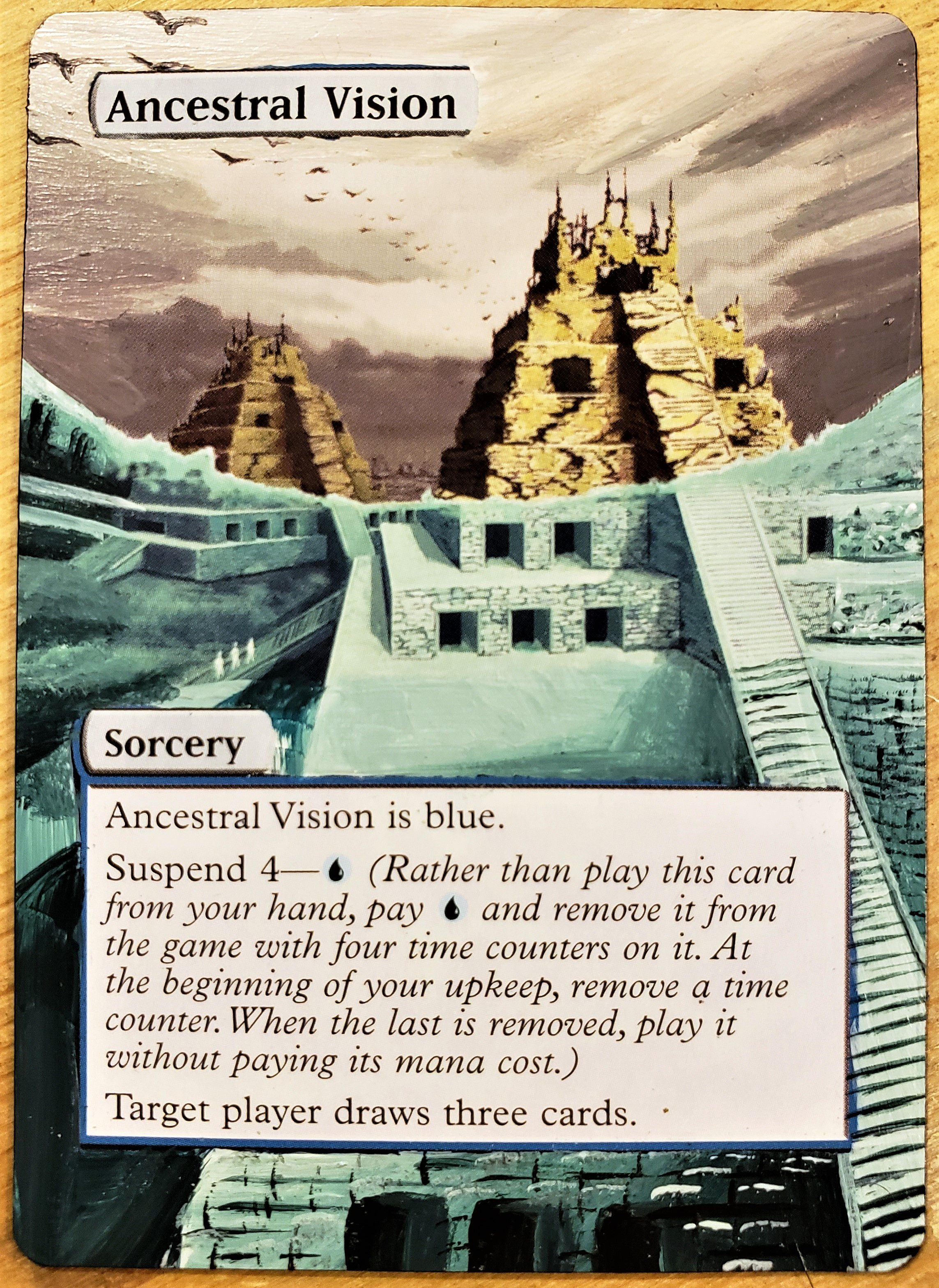 Ancestral Visions - Full Art / Extended Art - MTG, Magic the G