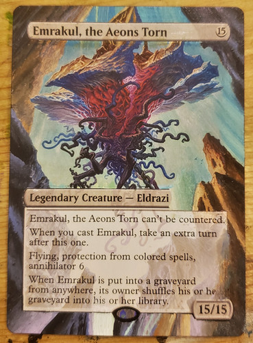 Emrakul, the Aeon's Torn - Full Art / Extended Art - MTG, Magic