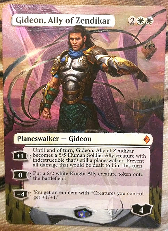 Gideon, Ally of Zendikar - Full Art / Altered. MTG | Rypie MTG Alters Gideon, Ally of Zendikar - Full Art / Altered. MTG | Rypie MTG Alters