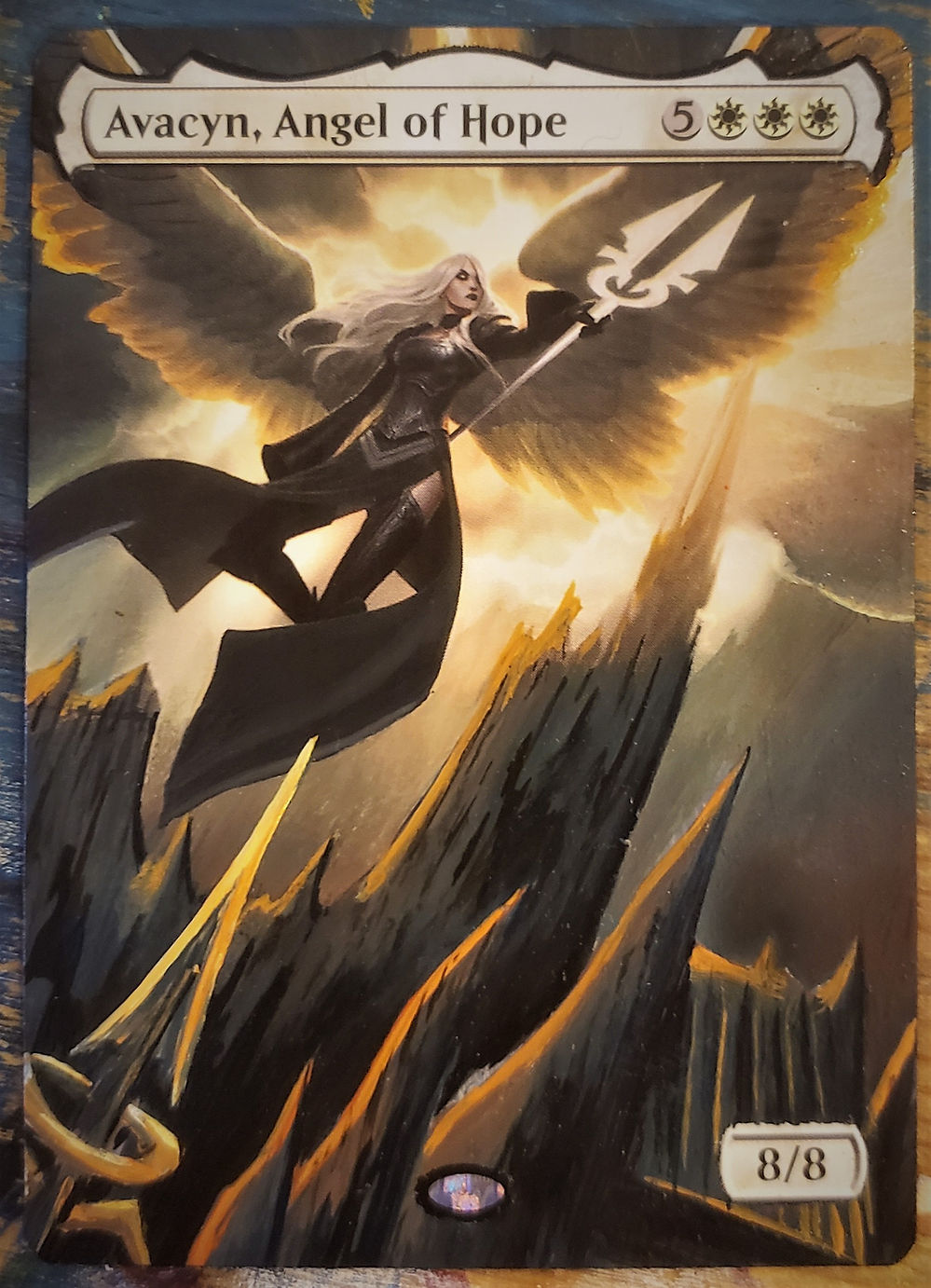 Avacyn, Angel of Hope - Full Art / Extended Art - MTG, Magic the Gathe | Rypie MTG Alters Avacyn, Angel of Hope - Full Art / Extended Art - MTG, Magic the Gathe | Rypie MTG Alters