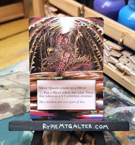 Sliver Queen - MTG / Magic the Gathering | Rypie MTG Alters