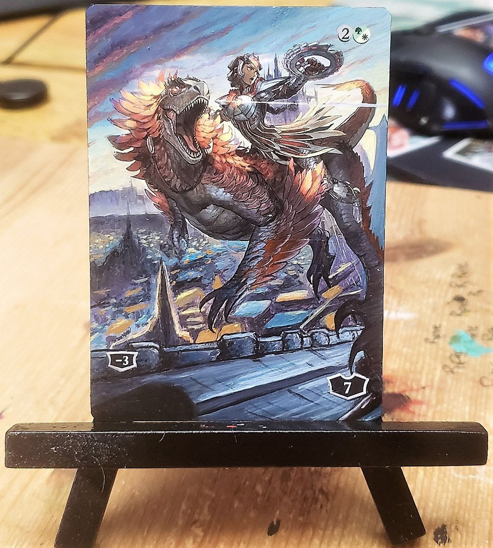 Huatli, the Sun's Heart - Full Art / Altered. MTG