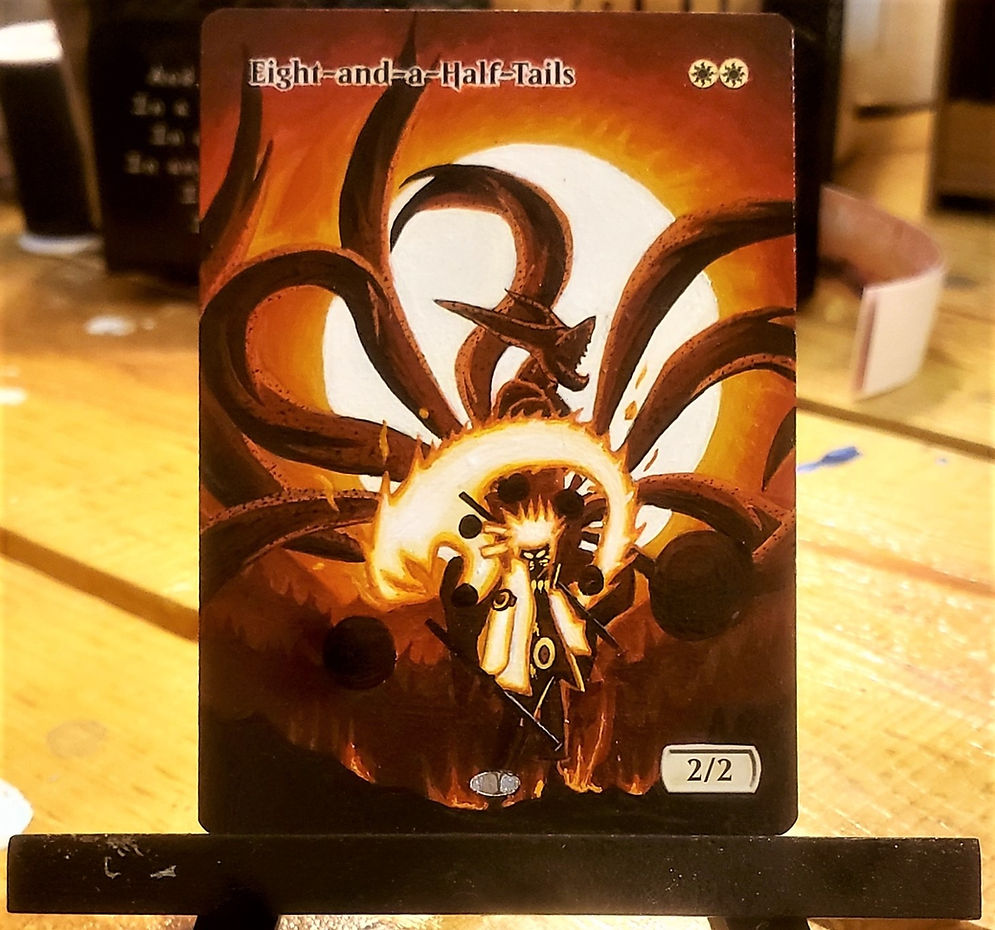 naruto mtg cards Eight - and - a - Half - Tails - version - / Magic the Gathering Naruto cards by NIC0LB0LASFAN |