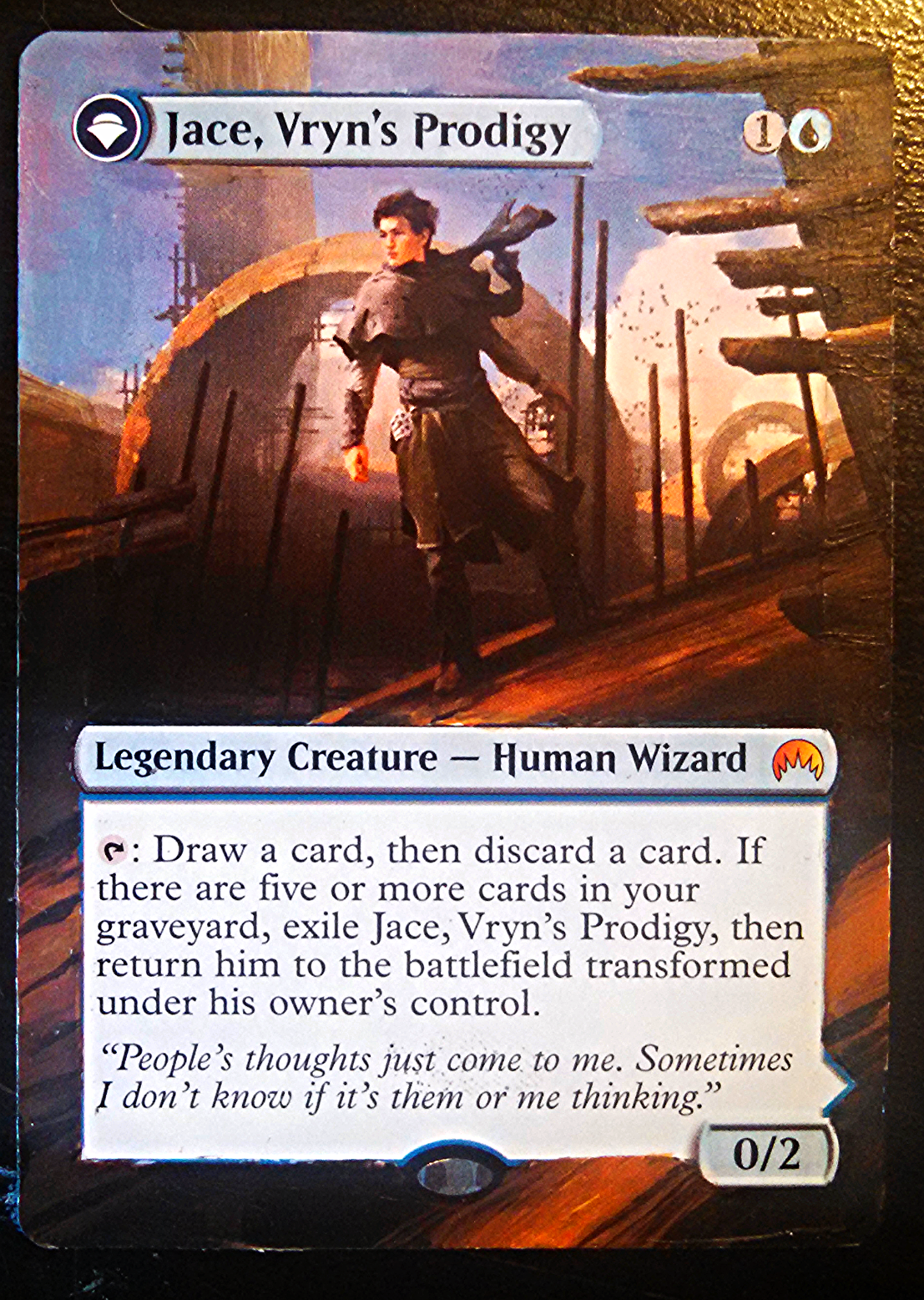 Jace, Vryn's Prodigy // Jace, Telepath Unbound - MTG / Full Art