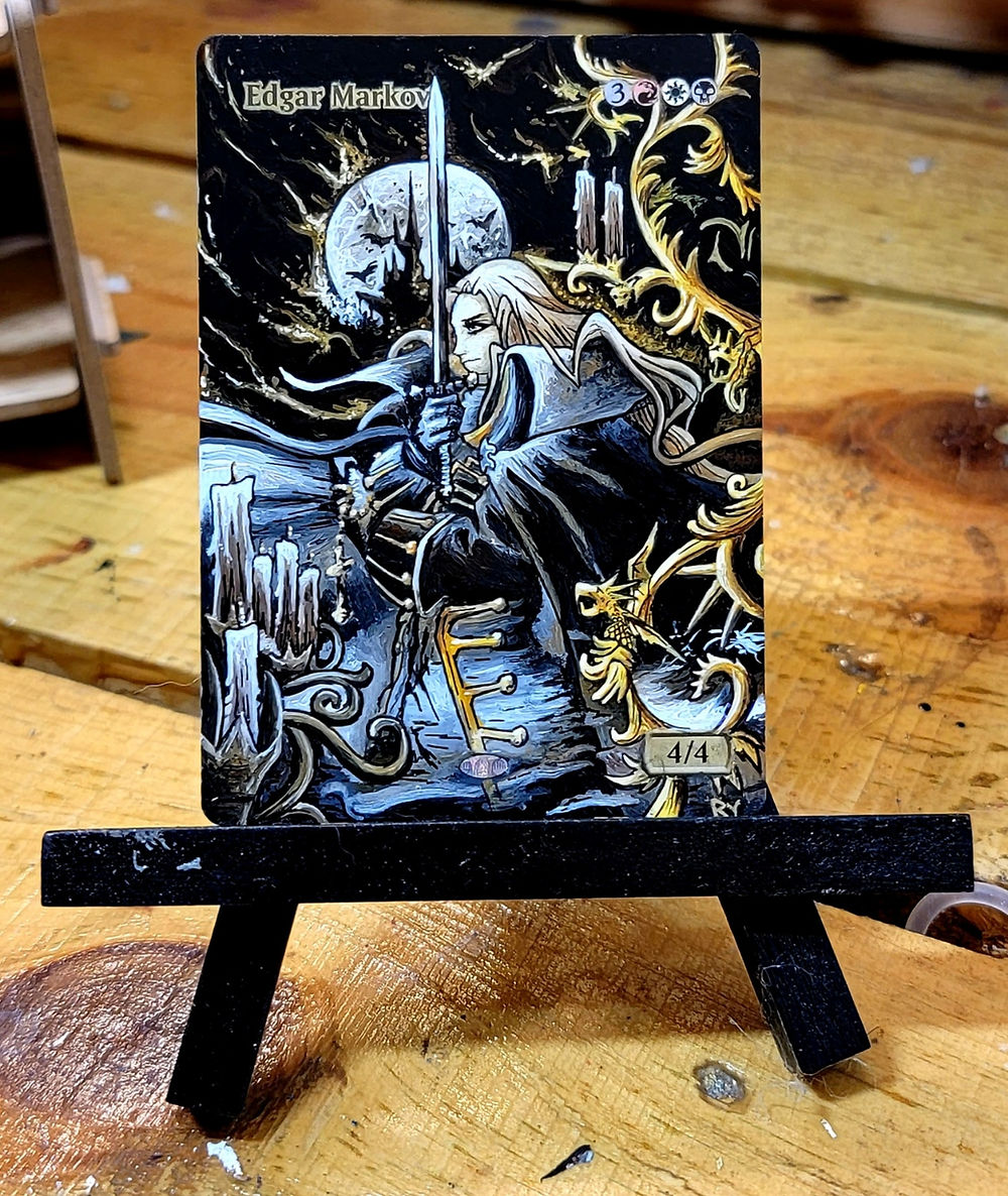 Edgar Markov - Alucard / MTG / Magic the Gathering | Rypie MTG Alters