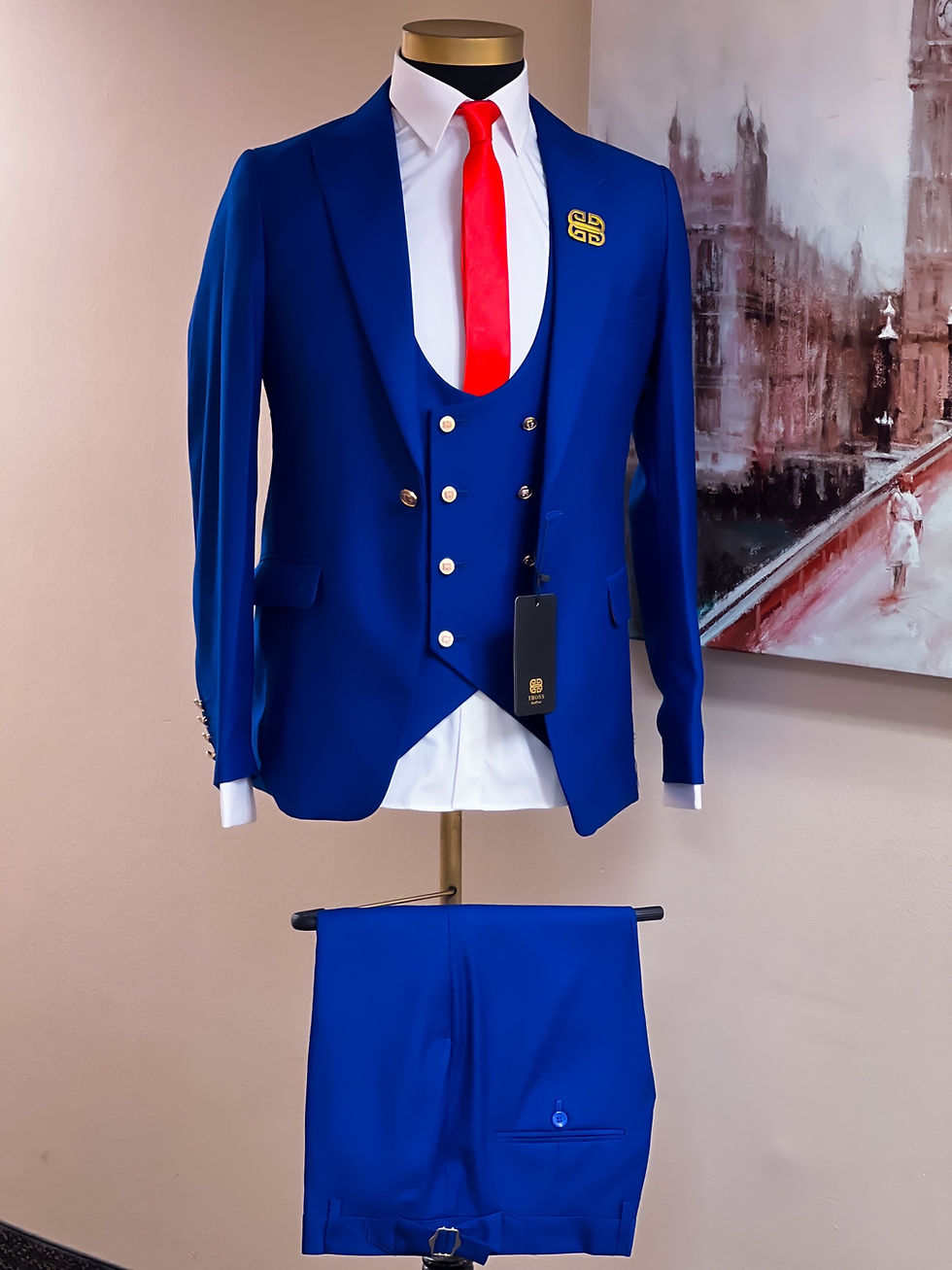 Thumbnail: TBOSS Chic Chec Choc Luxury Suit 