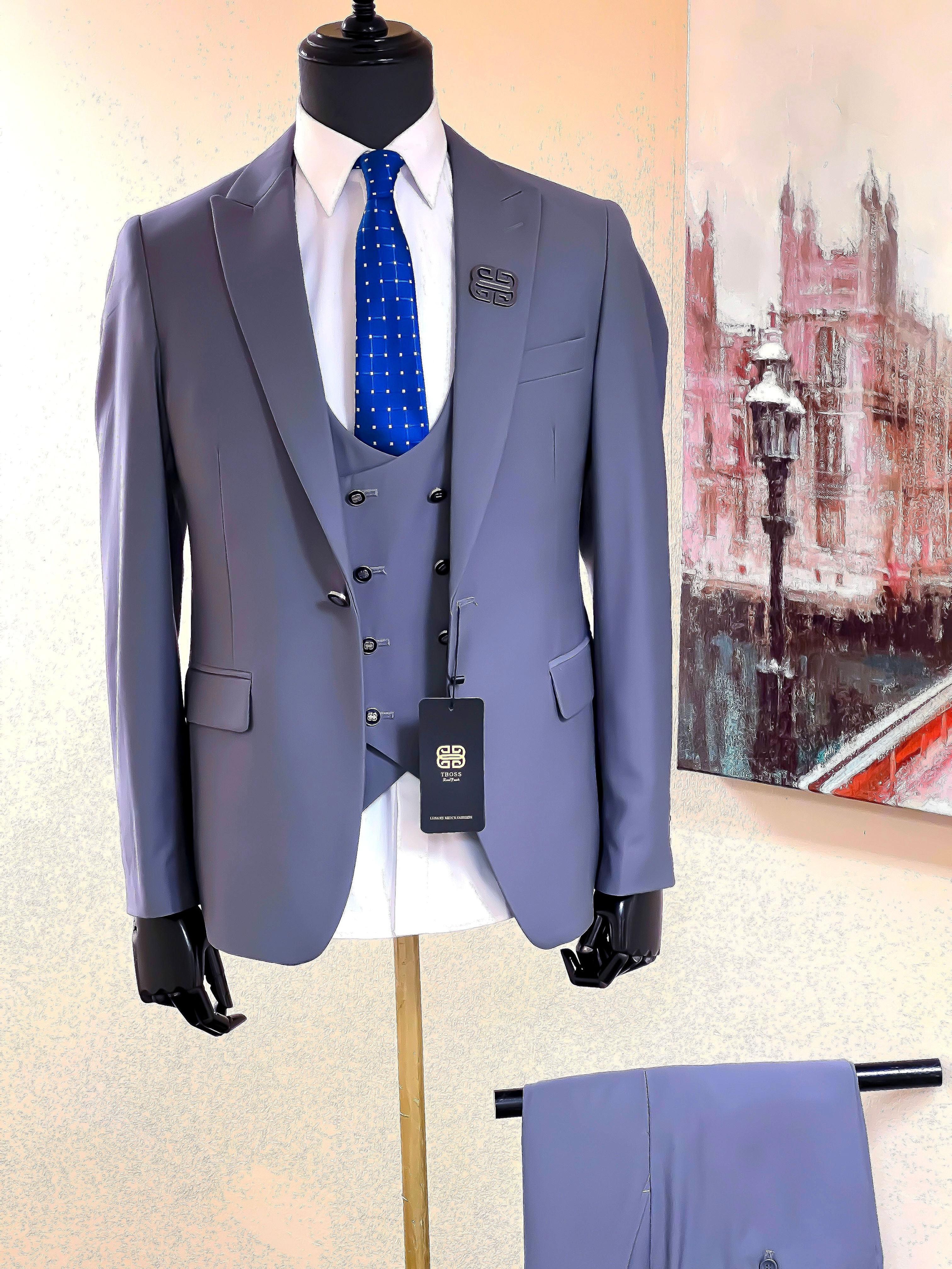 TBOSS Wanted 3 Pieces Luxury Suit 