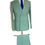 Thumbnail: TBOSS Light Green Double Breasted Luxury Suit 