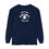 Thumbnail: Unisex DBAS Navy & White- Garment-dyed Long Sleeve T-Shirt